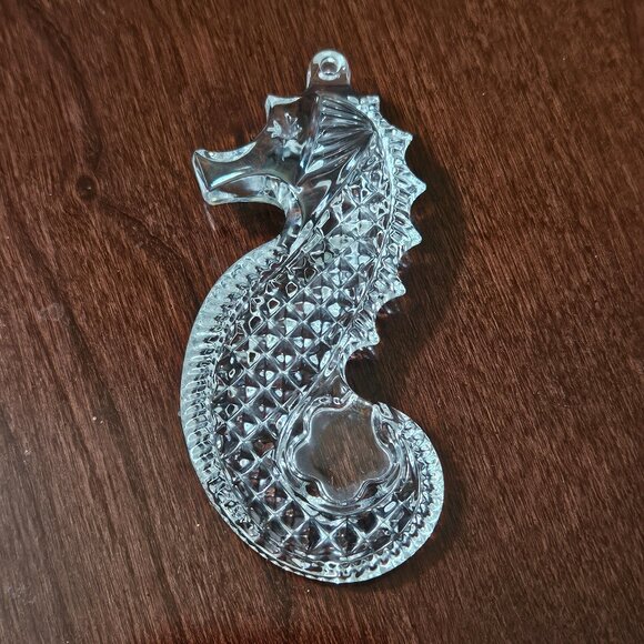 2004 NEW IN BOX CLASSIC WATERFORD LEAD CRYSTAL SEAHORSE CHRISTMAS ORNAMENT - Picture 9 of 12